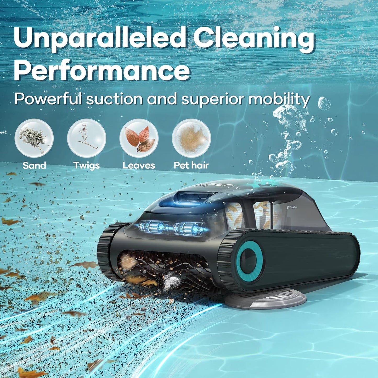 AIPER SCUBA S1 CORDLESS ROBOTIC POOL CLEANER