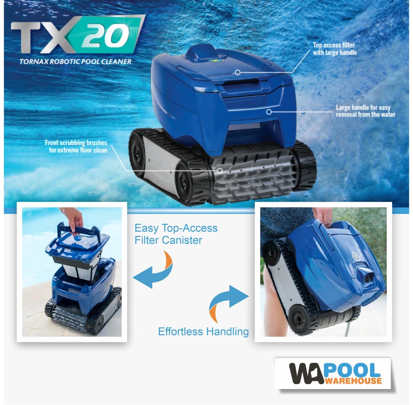 Zodiac TornaX™ TX20 Robotic Pool Cleaner