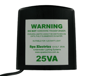 Spa Electrics LED Light Transformer 12 Volt 25 Amp - WA Pool Warehouse Your pool store