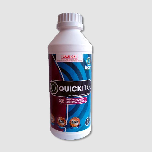 Focus Quick Floc Flocculant 1L - WA Pool Warehouse Your pool store